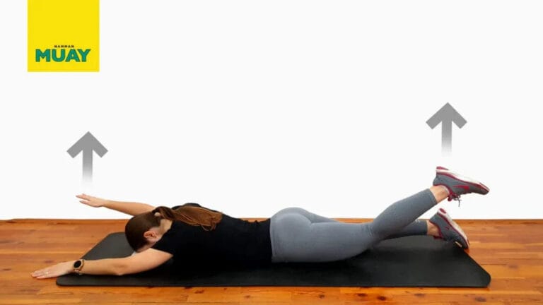 Nuotatore prono per postura e forza