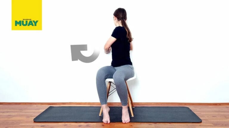 Rotazione del busto da seduti – mobilità e sollievo