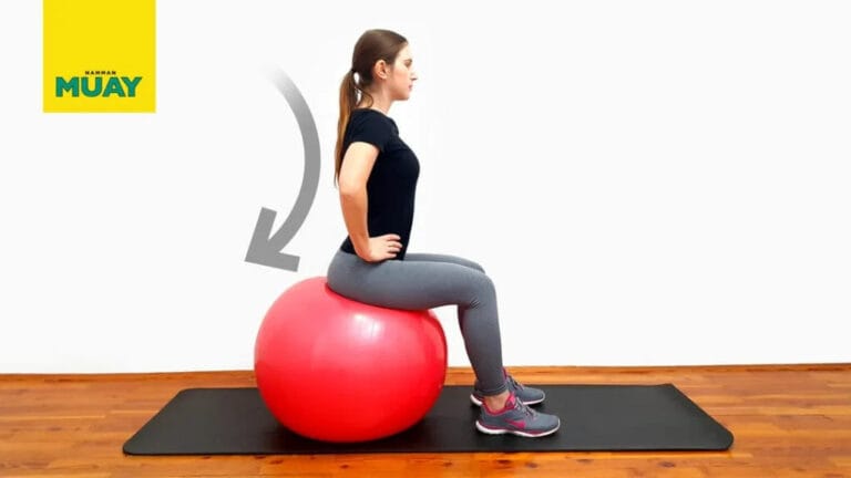 Inclinazione pelvica su fitball – mobilità senza dolore